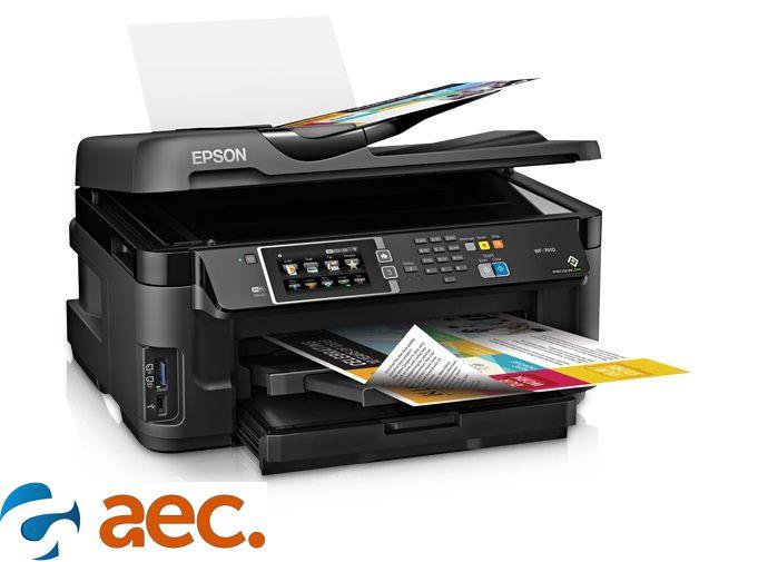 [Trả góp 0%]Máy in màu đa năng Epson Workforce 7610 (khổ A3 + In đảo mặt/ Copy/ Scan/ Fax/ WiFi)
