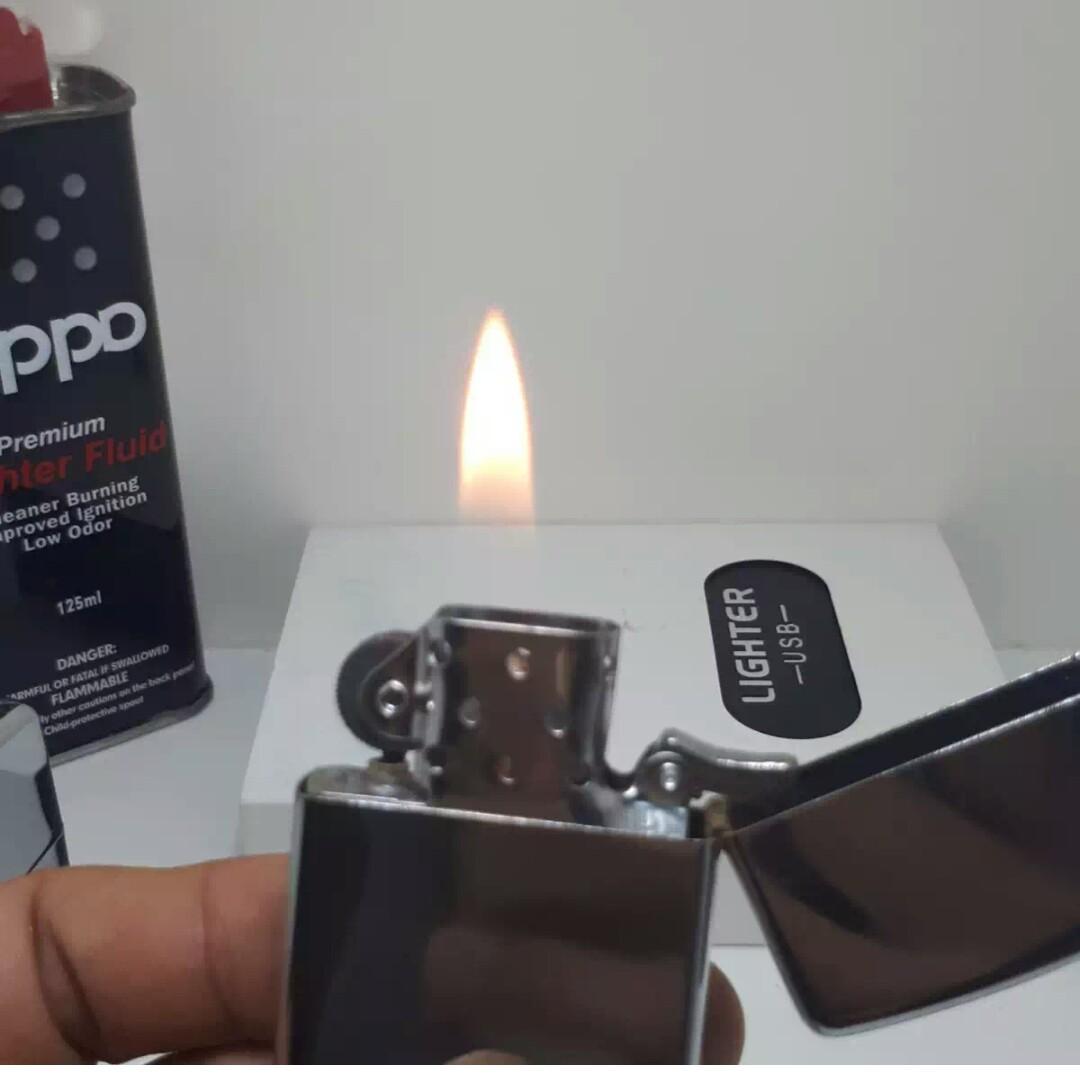 Bật lửa zippo trơn bóng cực sang