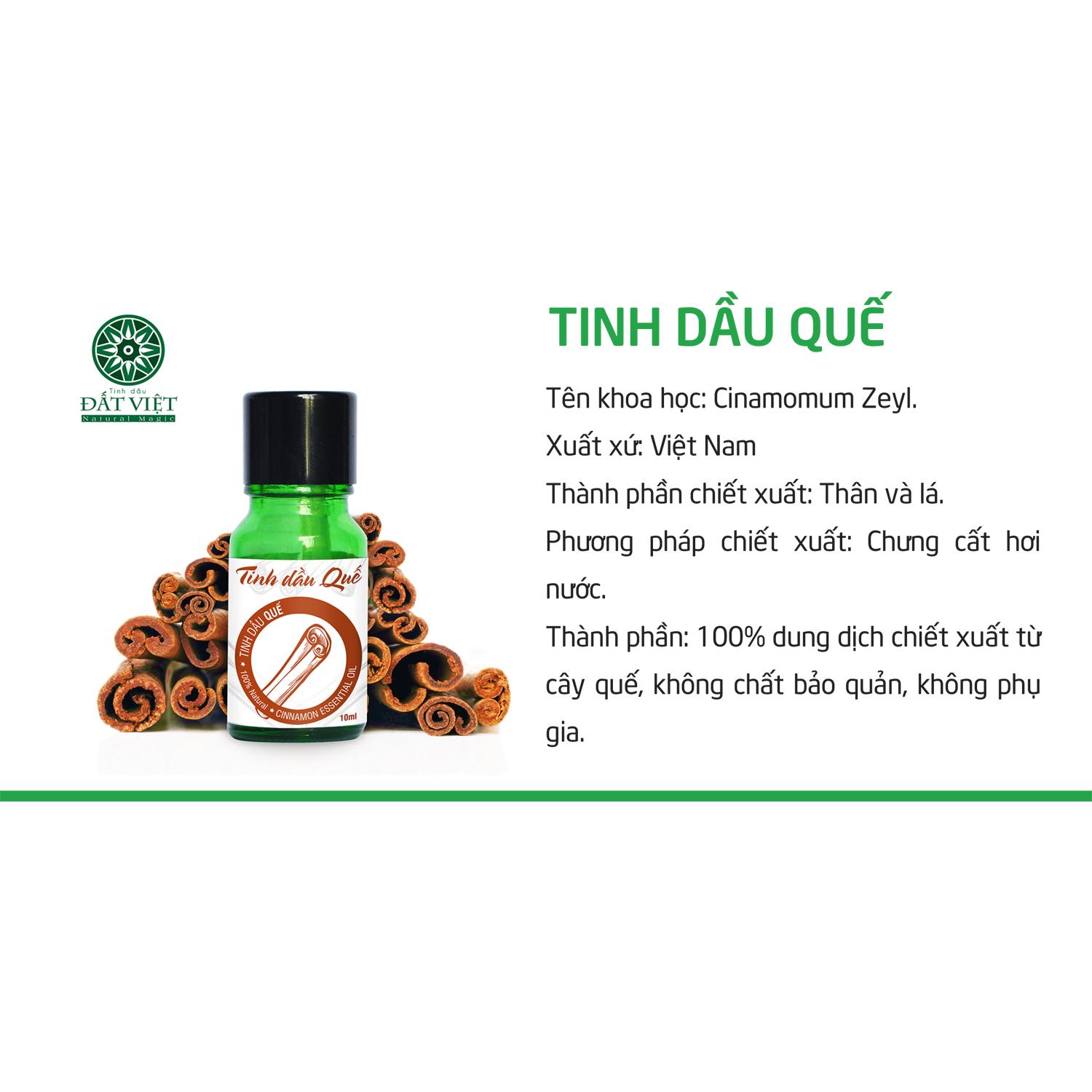 [HCM]Tinh Dầu Quế Đất Việt (10ml)