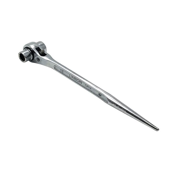 Cờ lê 2 đầu tuýp đuôi chuột 13-17mm Linbon  (Đen)