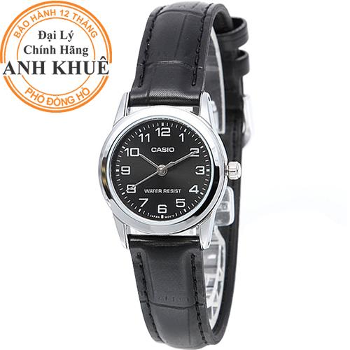 Đồng hồ nữ dây da Casio Anh Khuê LTP-V001L-1BUDF