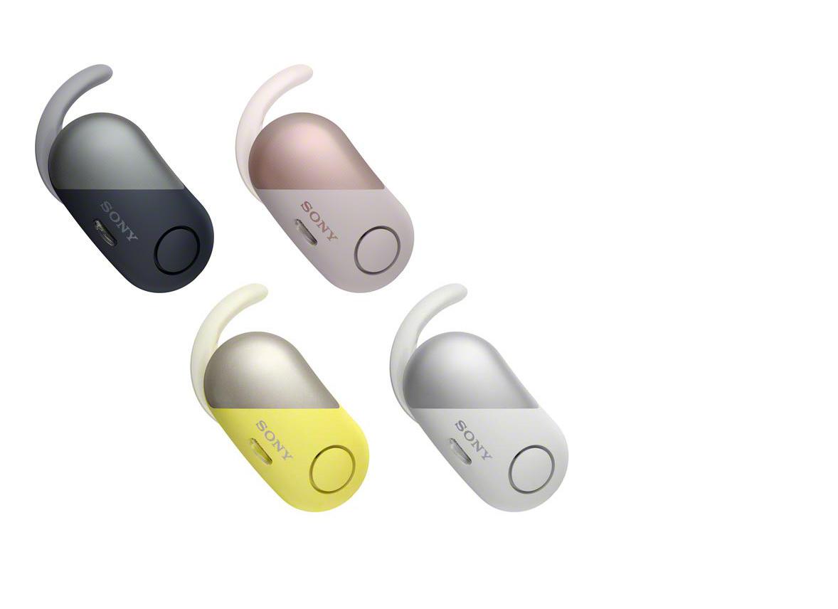 [HCM]Tai nghe Bluetooth Sony WF-SP700N (Vàng) - hãng phân phối chính thức