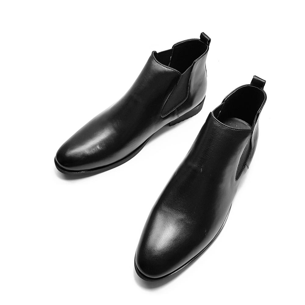 Giày Boot Nam Cổ Lửng Da Bò Thật 100% Ensado CL03MC (Đen - Nâu)