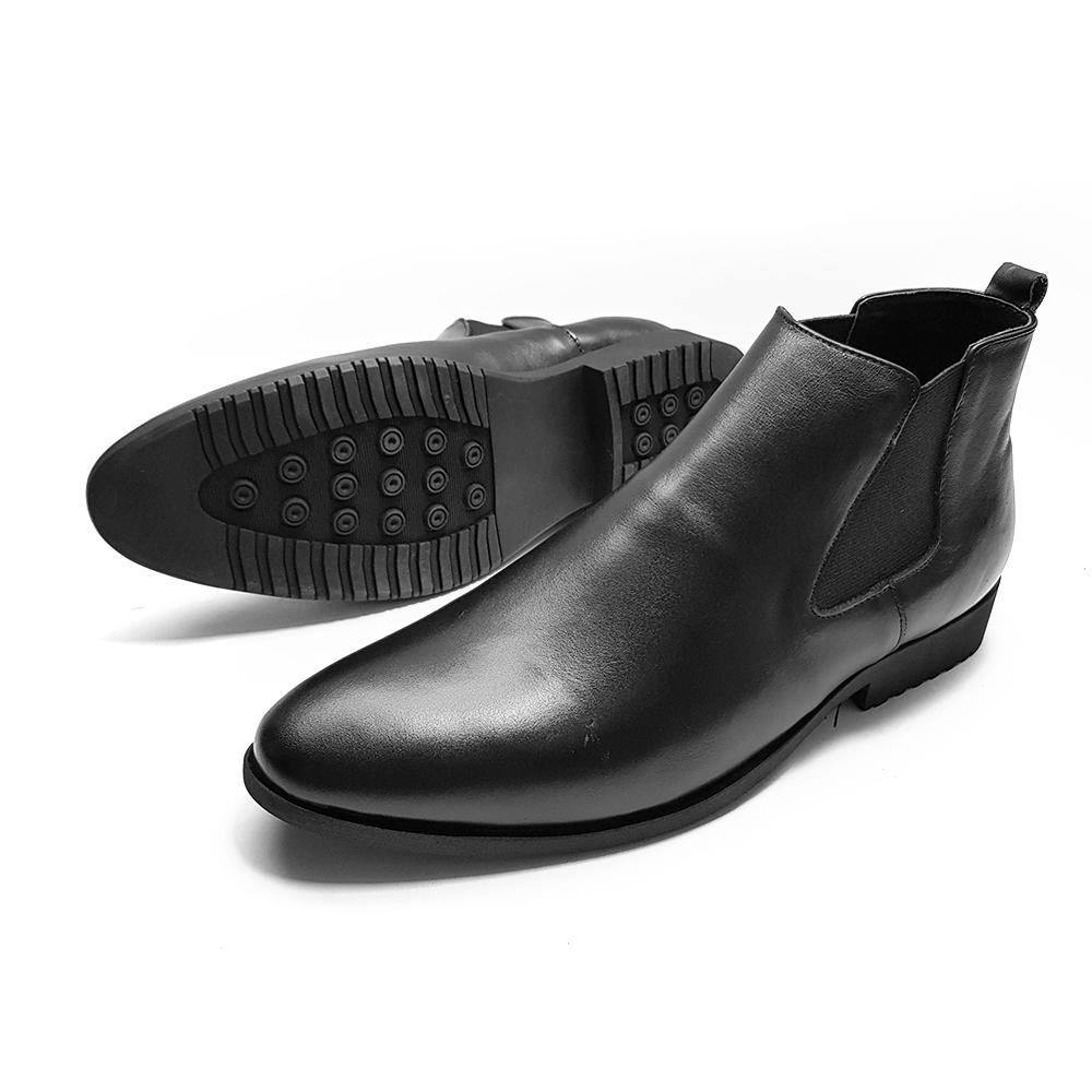 Giày Boot Nam Cổ Lửng Da Bò Thật 100% Ensado CL03MC (Đen - Nâu)
