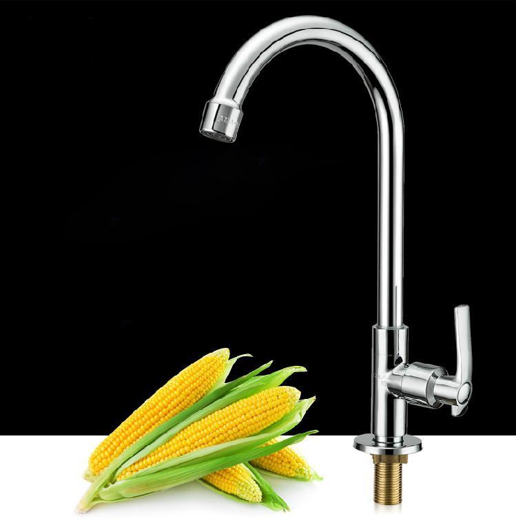 Vòi rửa bát, vòi bếp cho chậu nước lạnh (vòi dọc gắn chậu)
