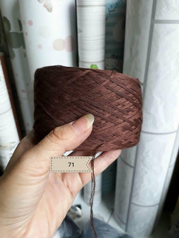 [HCM]500gr Sợi cotton Nhật 6 chập 1