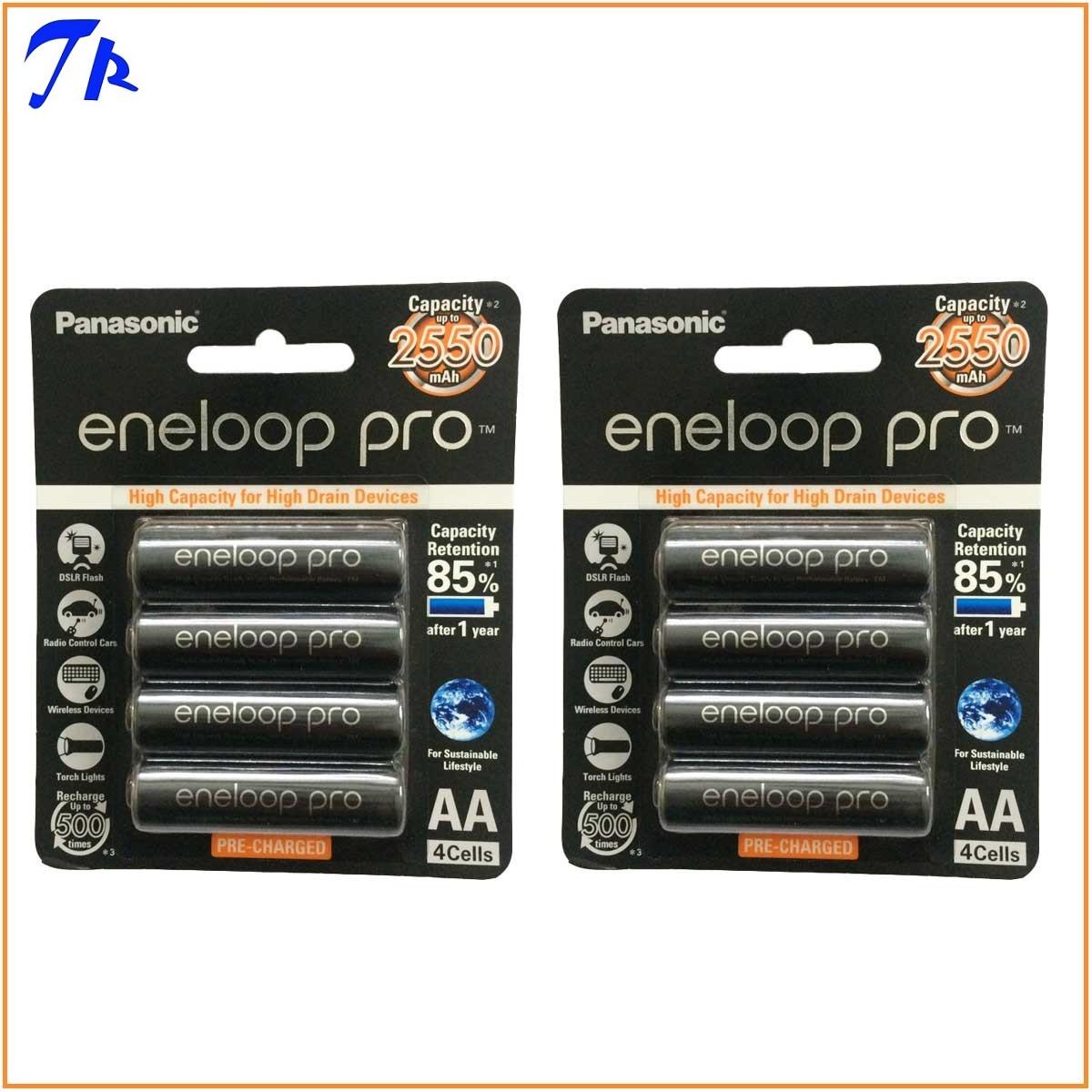 Pin sạc aa Panasonic Eneloop 2550mah ( vỉ 4 viên )