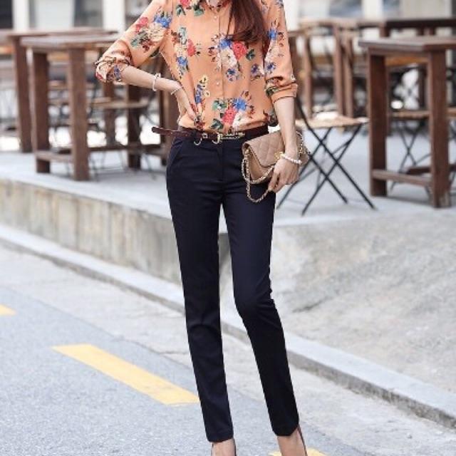 [HCM]Quần Tây Nữ Công Sở Màu Đen