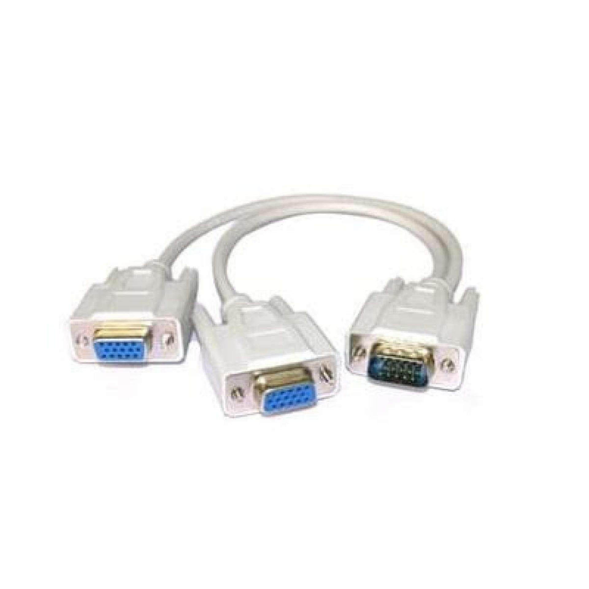 Cáp chia VGA 1 cổng ra 2 cổng (Trắng)