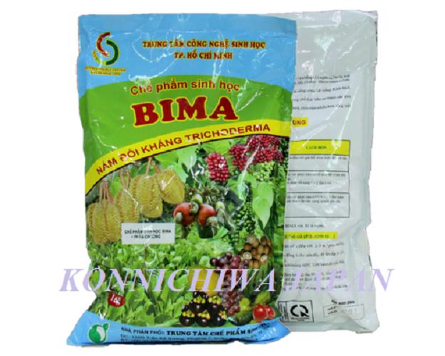 Chế phẩm sinh học chứa nấm đối kháng Tricoderma BIMA - ủ phân và kháng bệnh