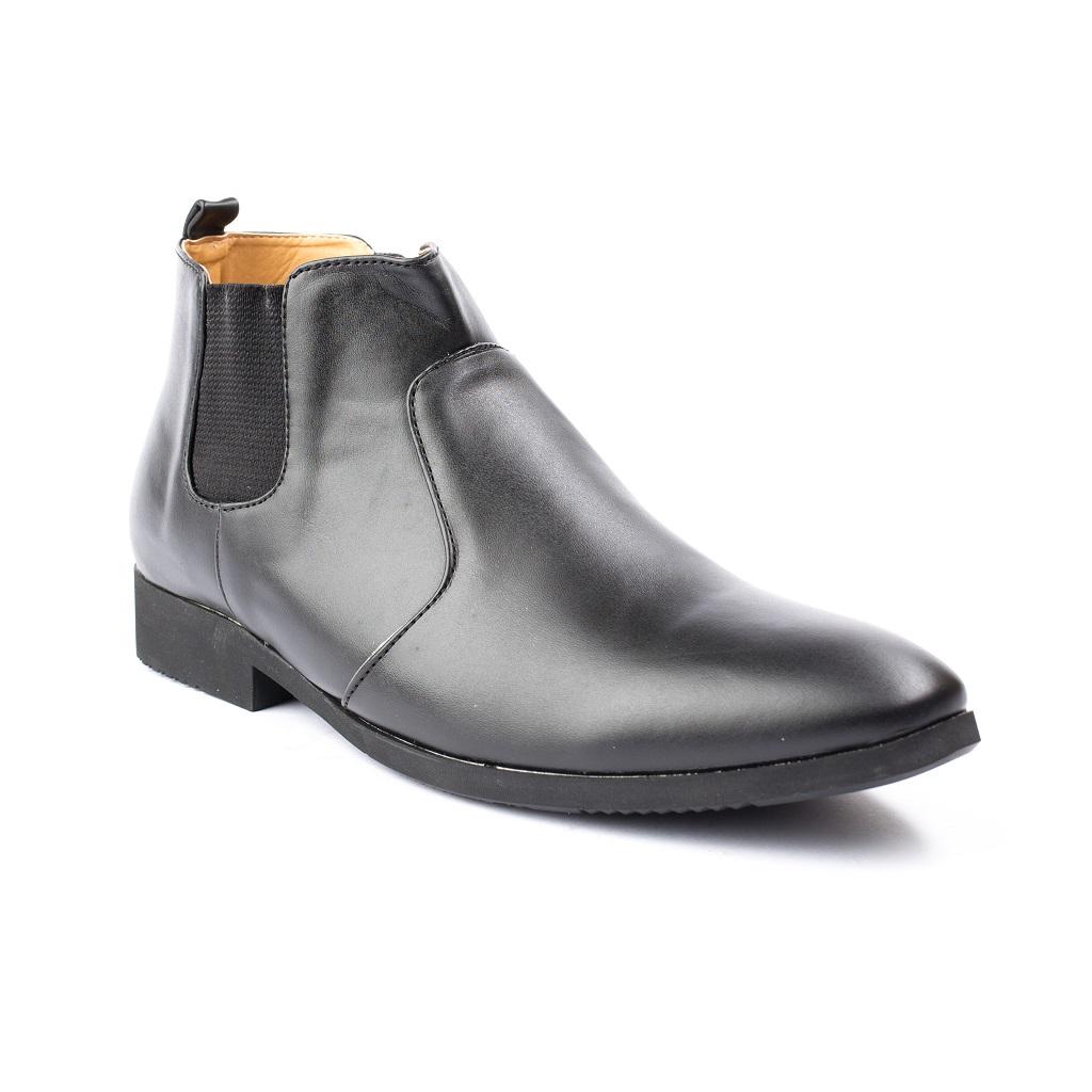 Giày chealsea boot cạnh chun đen nhám CB520-DENNHAM