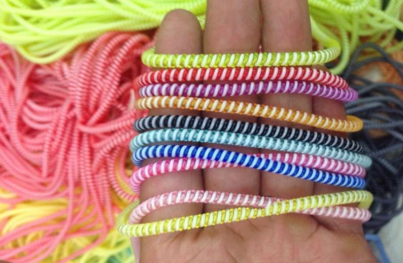 [HCM]combo 10 Dây quấn 2 màu bảo vệ cáp sạc và tai nghe điện thoại GIÁ RẺ