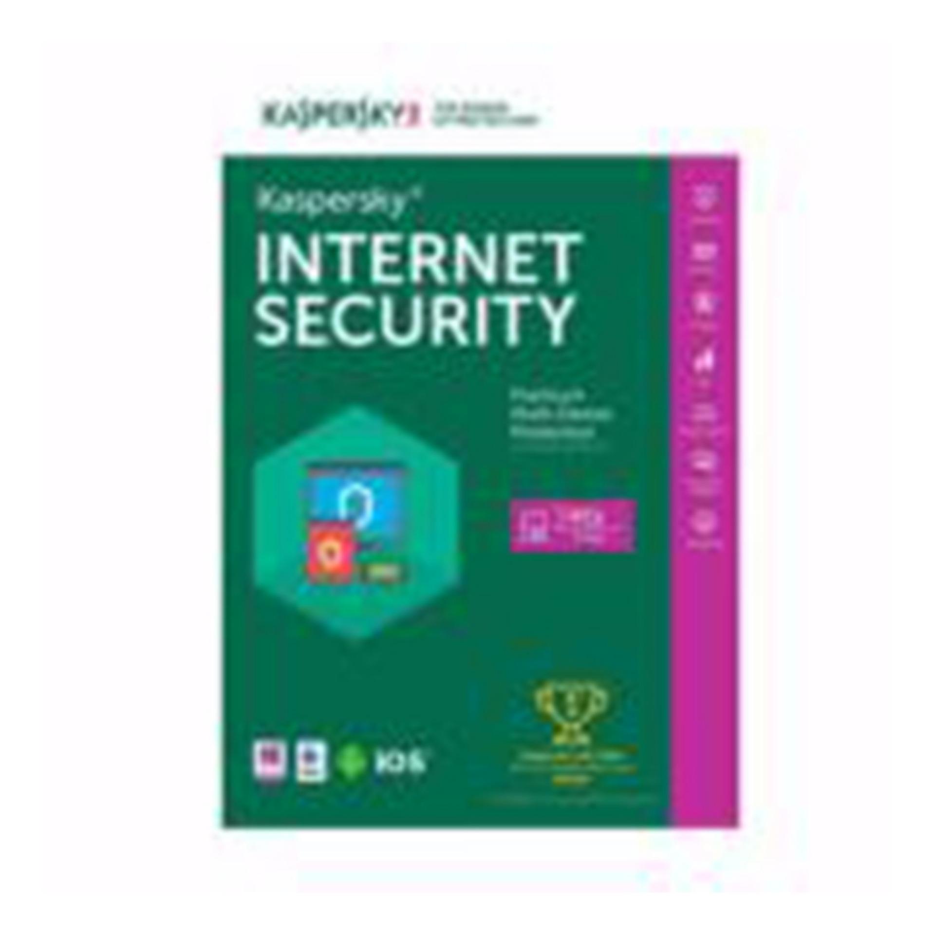 Phần Mềm Diệt Virus KASPERSKY Internet Security Dành Cho 3 Máy Tính
