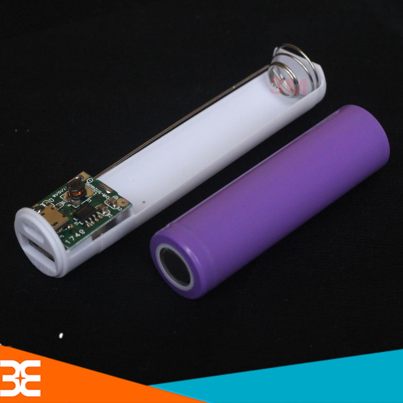 Combo Box Sạc Dự Phòng 1 Cell Và Pin 18650 3v7 2000mAh