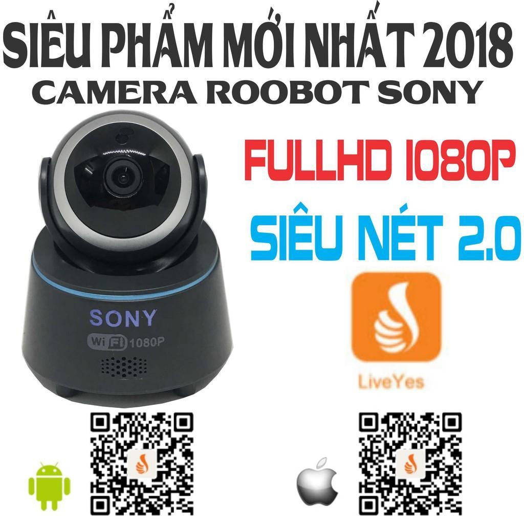 Camera Wifi Sony 2.0 1080 mẫu 2018 xoay 360