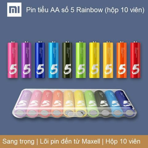 Pin tiểu số 5 rainbow AA chống chảy axit