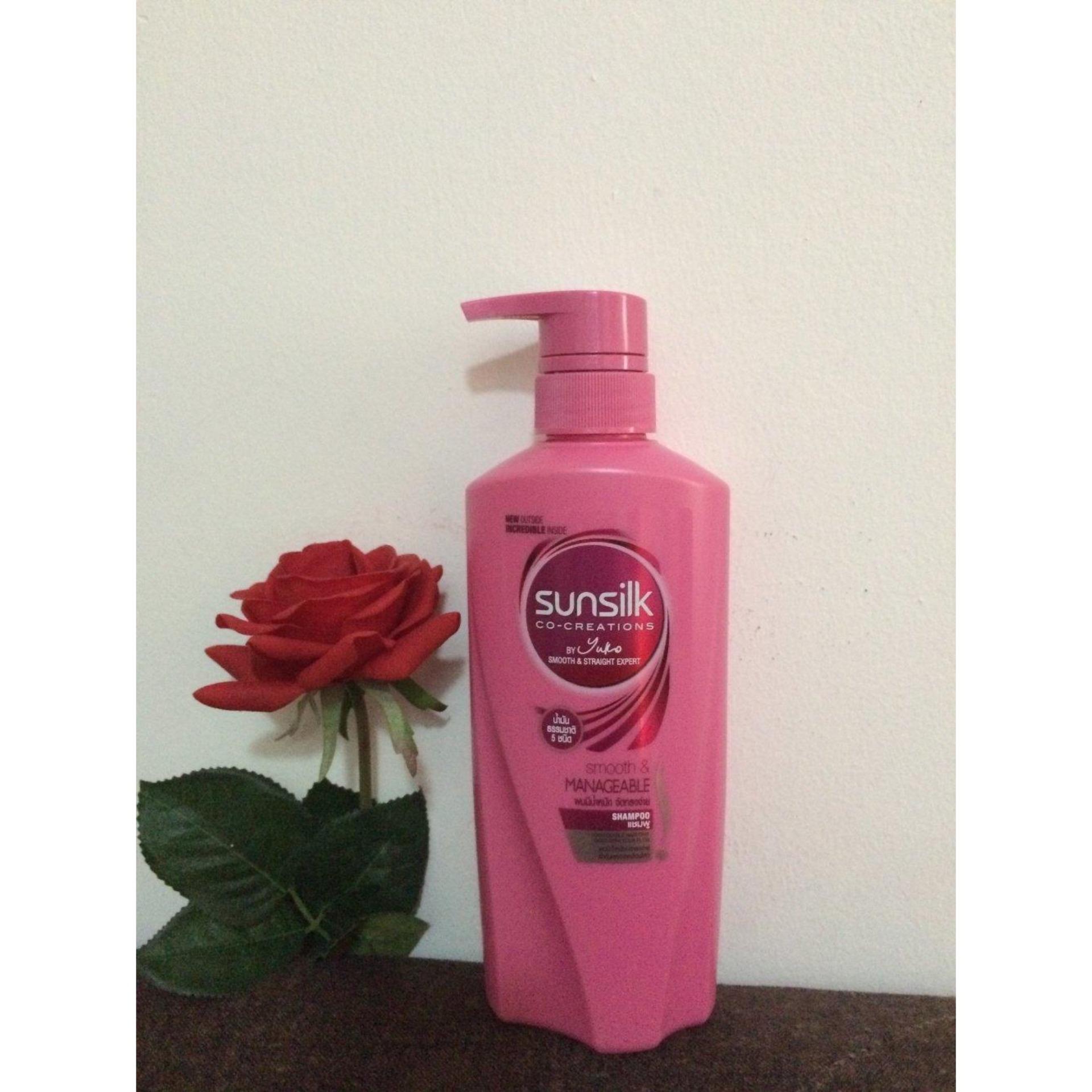 Bộ Dầu Gội + dầu xả Sunsilk 450ml +450ml Thái Lan (màu hồng)