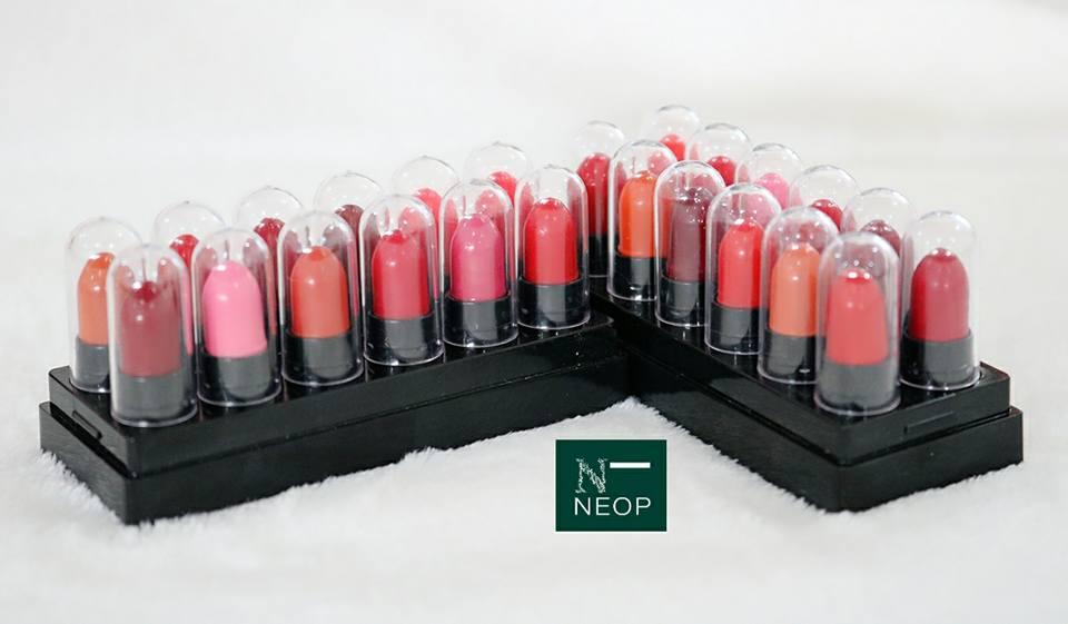 Bộ 12 thỏi Son Mini Lì NEOP Siêu Xinh - Tặng Kèm Hộp Xinh - Không Chì - 100% Natural