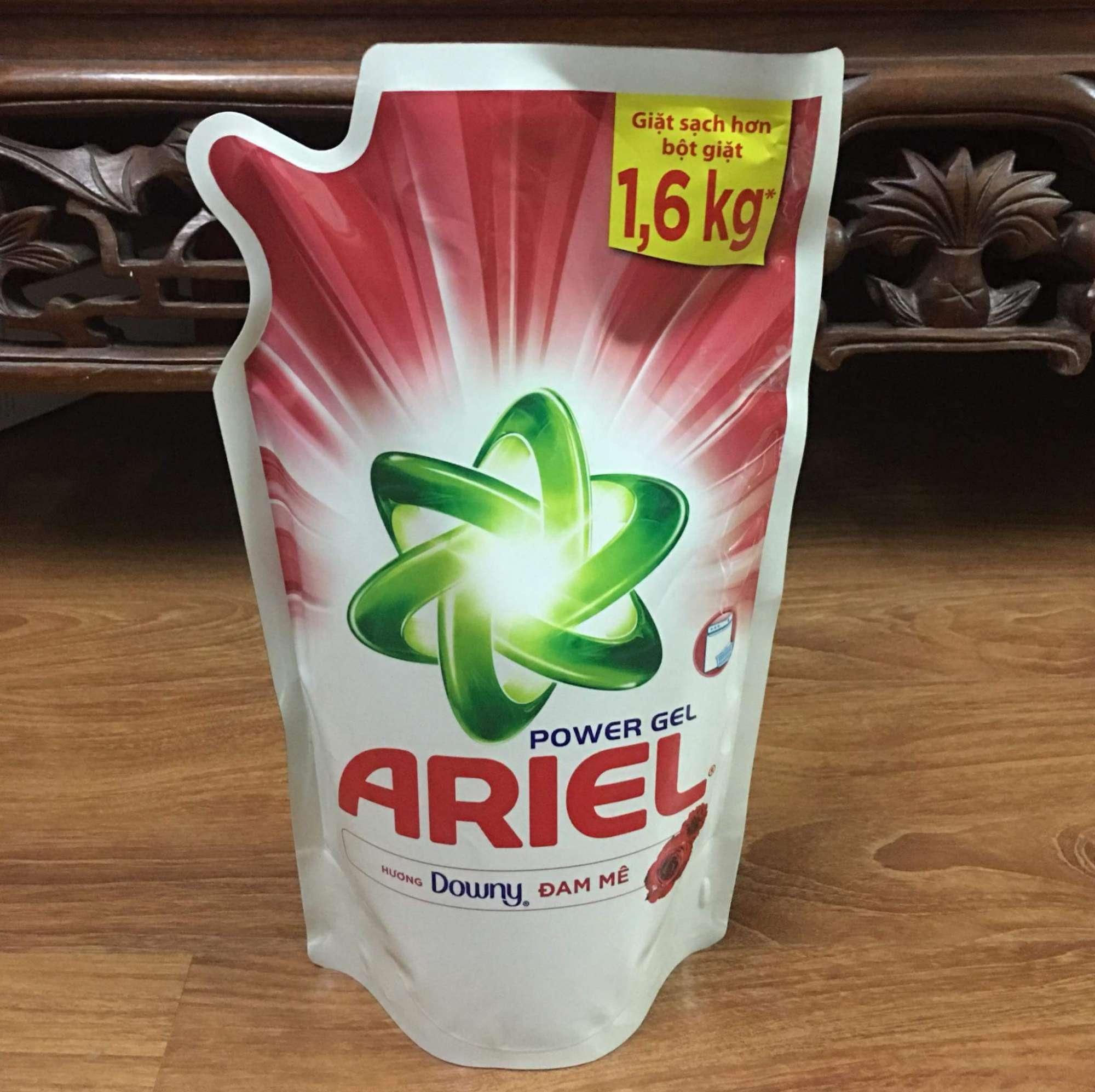 1 THÙNG( 8 GÓI) NƯỚC GIẶT TÚI ARIEL  810ml