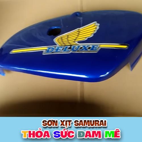 Chai sơn xịt Samurai màu xanh dương H195M