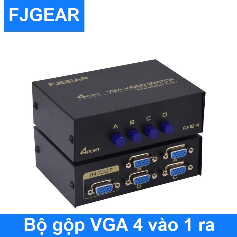 Bộ gộp VGA 4 vào 1 ra (4 Port VGA Video Switch)