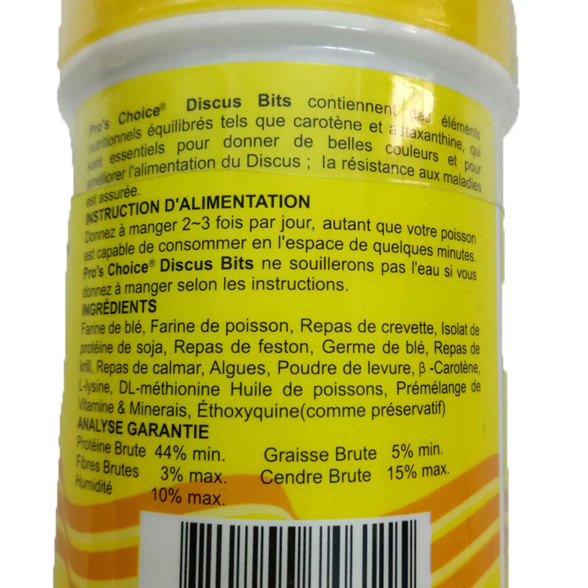 Hũ Thức Ăn Cá Dĩa Pros Choice 60g (Dạng Viên) - Thức Ăn Cá Đĩa Cao Cấp