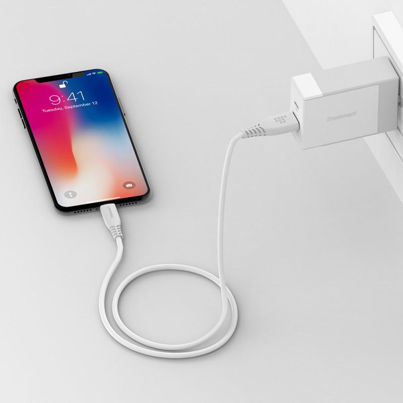 Cáp sạc TRONSMART LAC01 Lightning dài 1.2m chuẩn MFi cho iPhone iPad