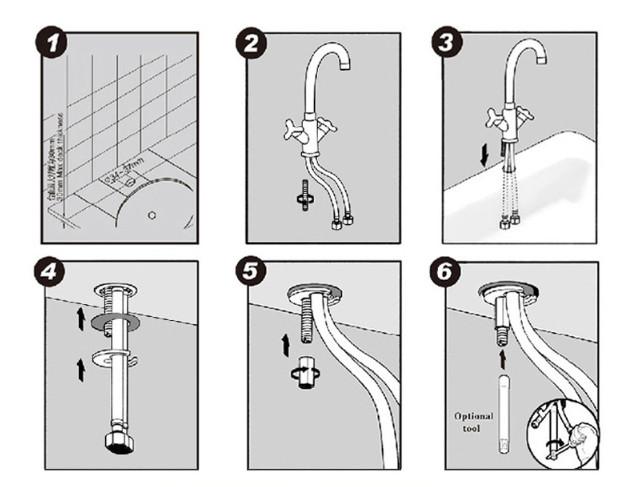 Vòi nước Đá đổi màu theo nhiệt độ Euro Quality S-LD002