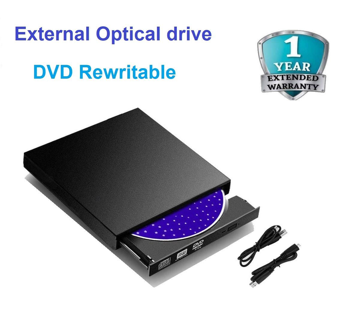 [HCM]Ổ Đĩa Quang Đọc Ghi CD DVD Gắn Ngoài Cổng USB Rewritable