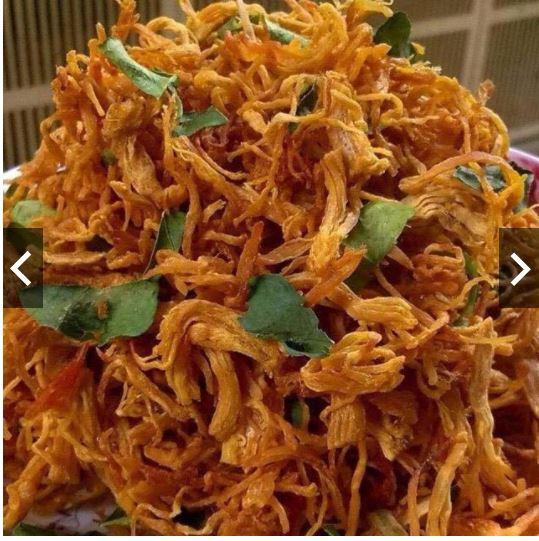 [HCM] 500G KHÔ GÀ LÁ CHANH (túi zip) - Saigon Food