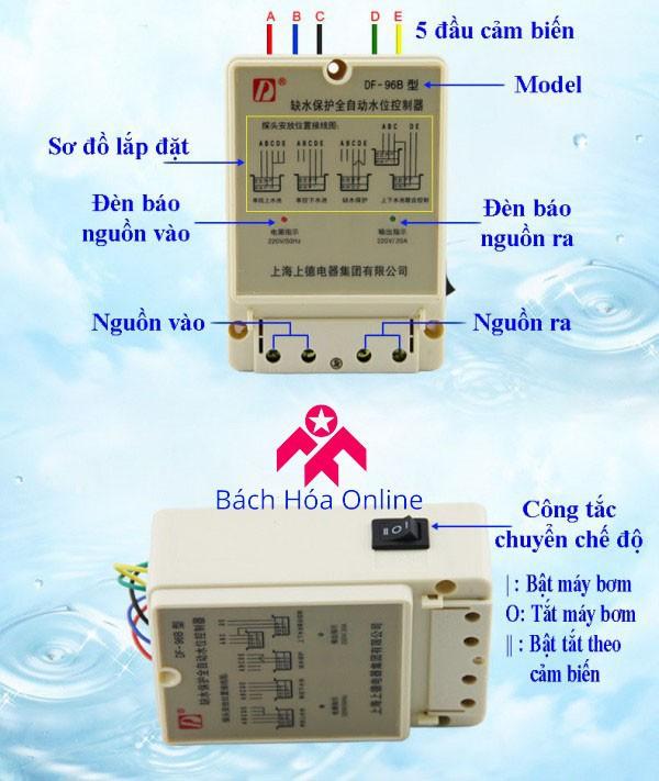 Cảm biến bơm nước tự động DF-96A-220V
