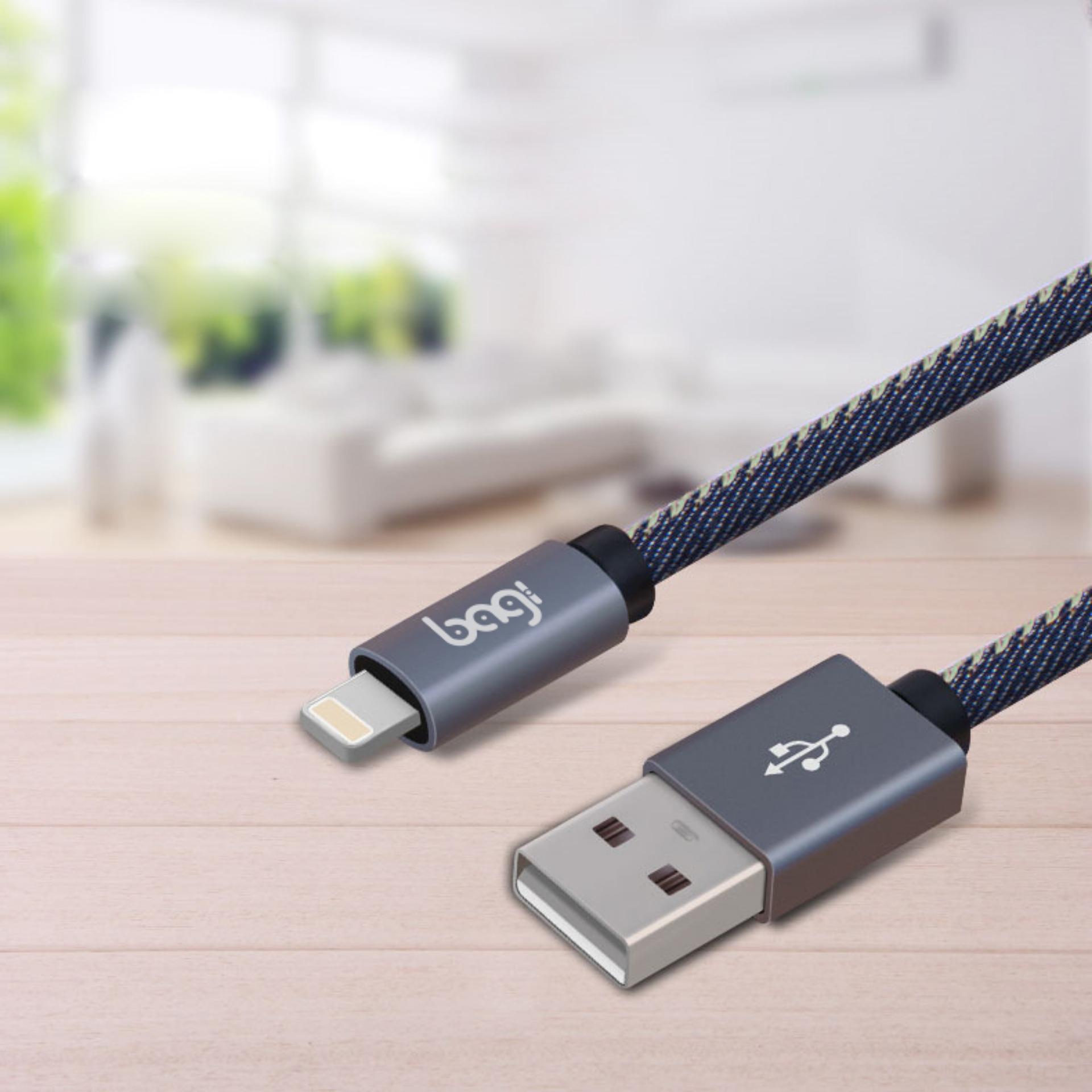 Cáp sạc lightning Bagi chuẩn MFI cho iPhone/ iPad/ iPod - BH 12 tháng
