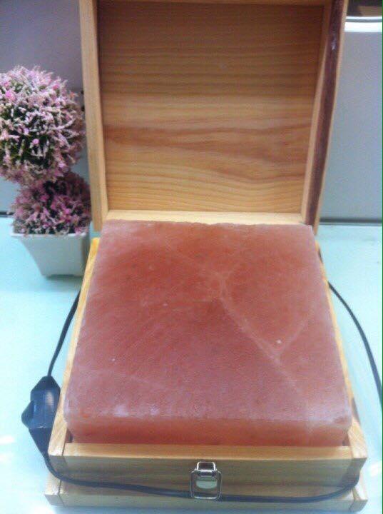 Hộp đá muối Himalaya massage chân mặt phẳng