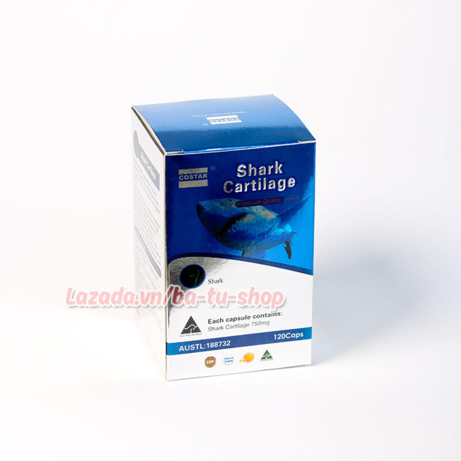 [HCM][HÀNG CHUẨN CÓ TEM PHỤ TIẾNG VIỆT] Sụn vi cá mập Úc Blue Shark Cartilage 750mg Costar 120 viên ngăn ngừa thoái hóa khớp tái tạo sụn khớp tăng cường chức năng xương khớp giúp hoạt động dễ dàng hơn