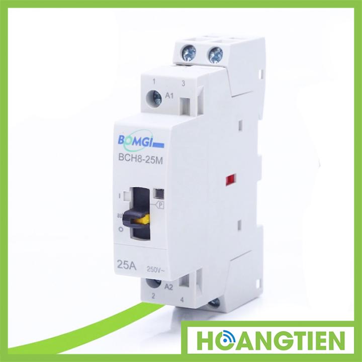 Khởi động từ hỗ trợ công tắc tay 25a bch8-25m