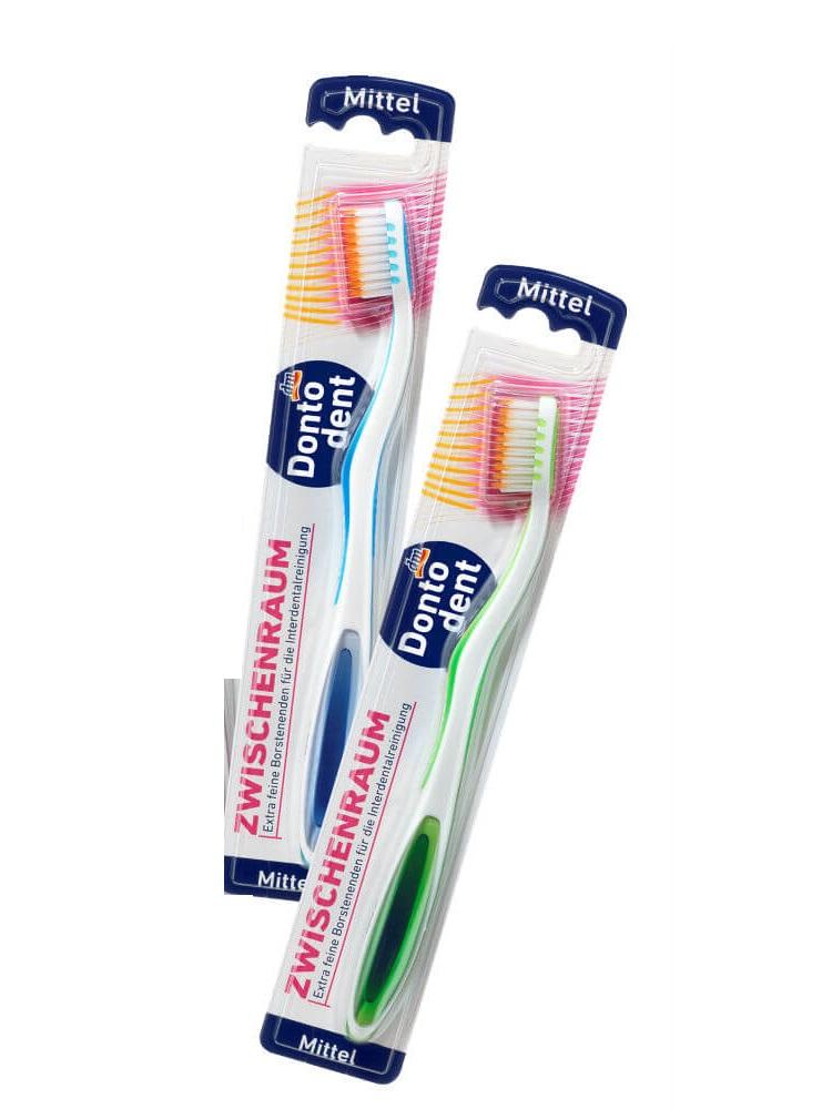 Combo 2 Bàn Chải Đánh Răng Dontodent Mittel - Đức