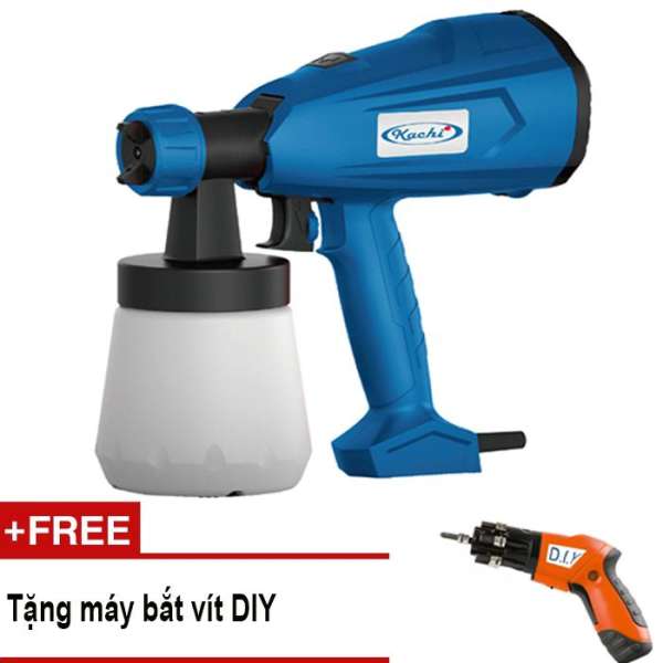 Máy phun sơn cầm tay Kachi MK07 + Tặng máy bắt vít đa năng DIY