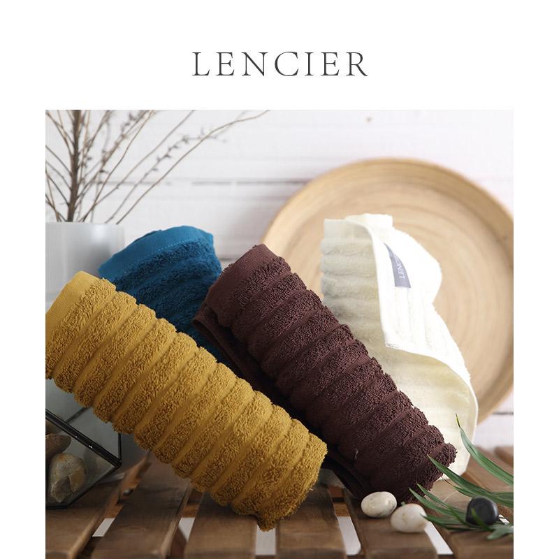 LENCIER Khăn Mặt 100% Cotton Khăn Mặt Khách Sạn Hút Nước