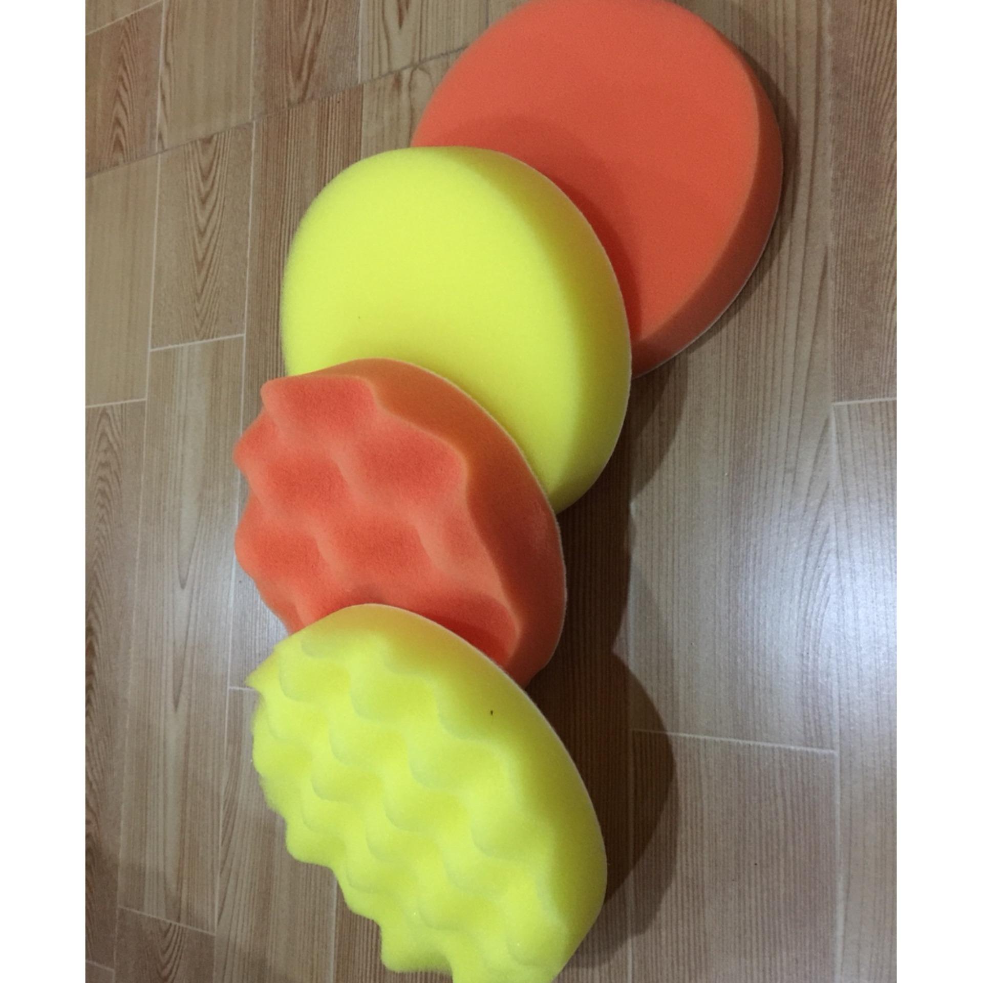 4 miếng phớt mút đánh bóng rộng 15cm