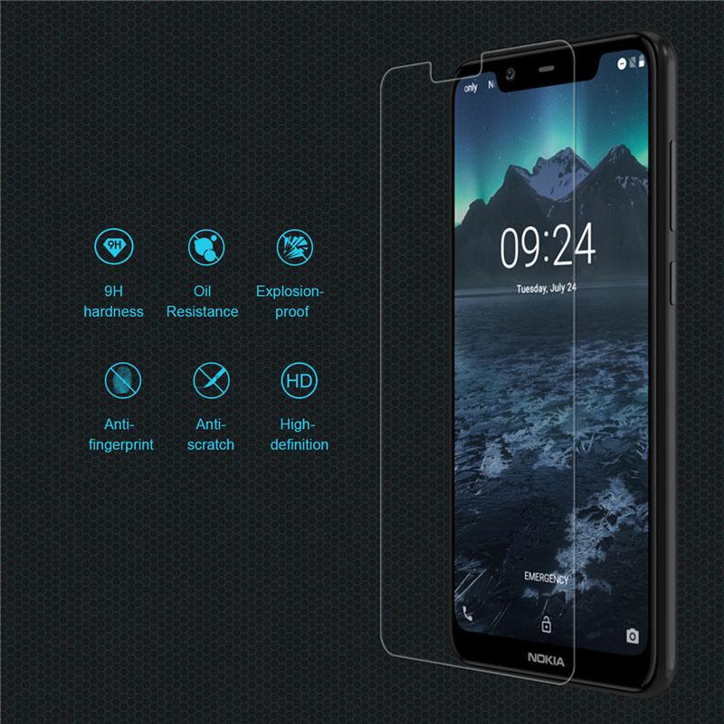 Kính cường lực trong suốt cho Nokia X5 ( Nokia 5.1 Plus)