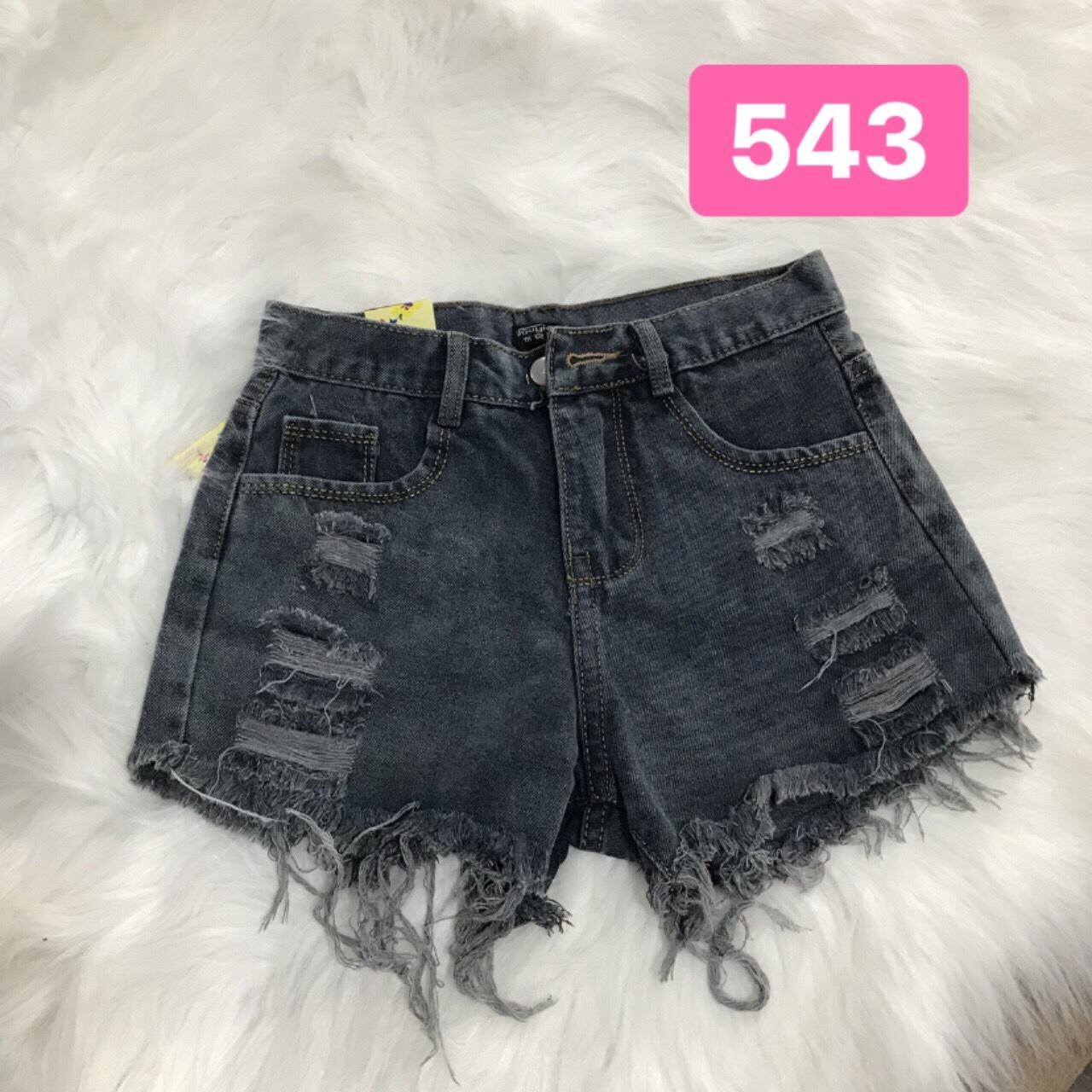 quần short jean nữ RÁCH THANG ( HÌNH CHỤP THẬT )