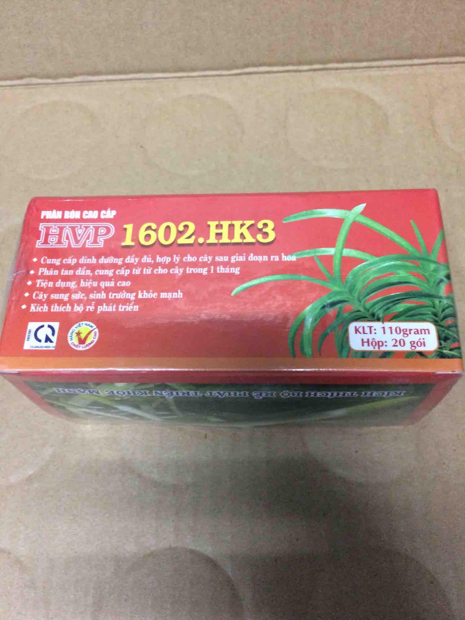 Phân bón cho phong lan HVP 1602. HK3