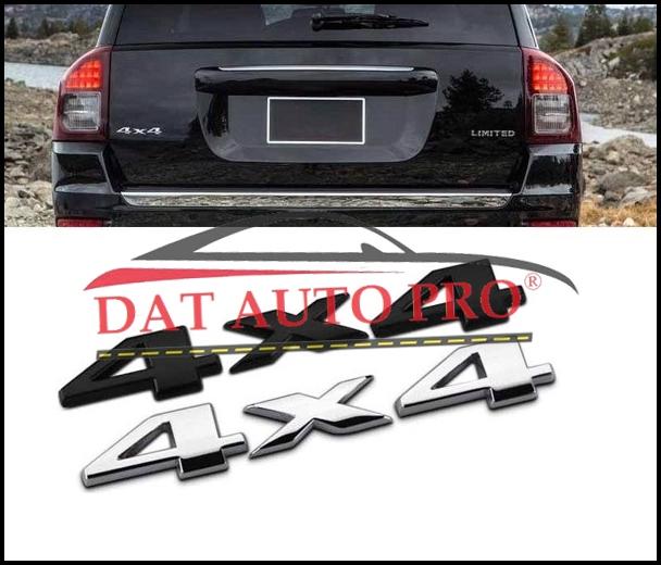 Tem Nổi kim loại 3D 4X4