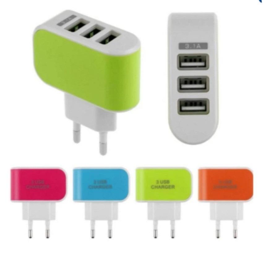 Củ Sạc Nhanh 3 Cổng USB