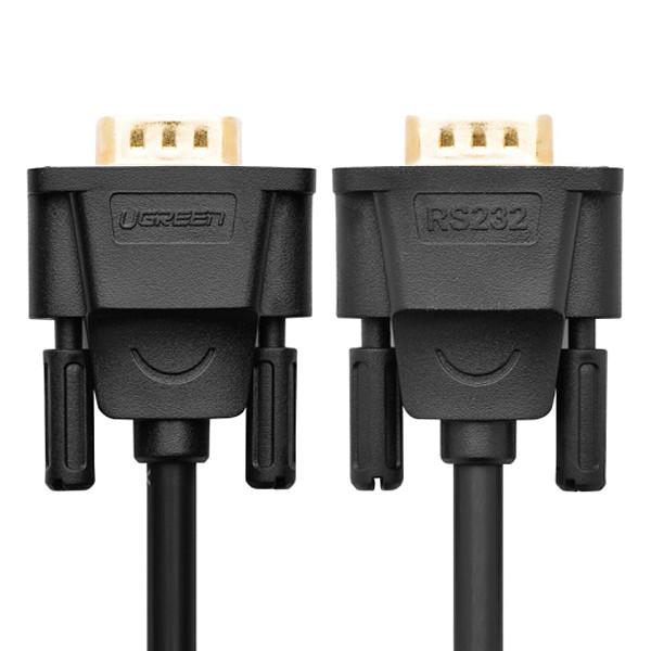 Cáp nối thẳng Com to Com RS232(9F-9F) 2M Ugreen 20150 (Đen)