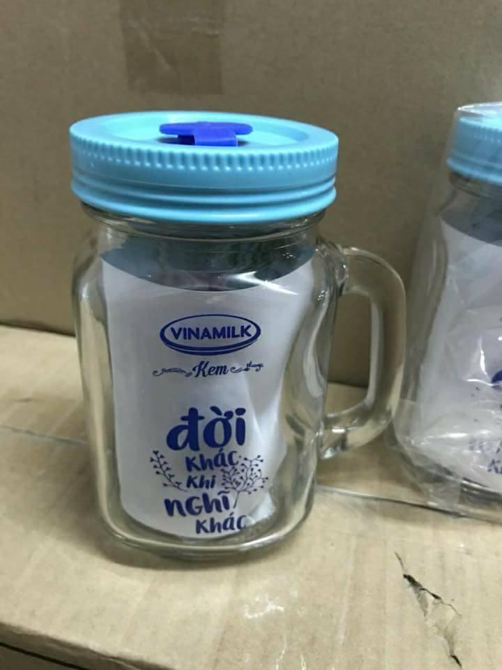 set 2 ly thủy tinh lock&lock 500ml có quai cầm