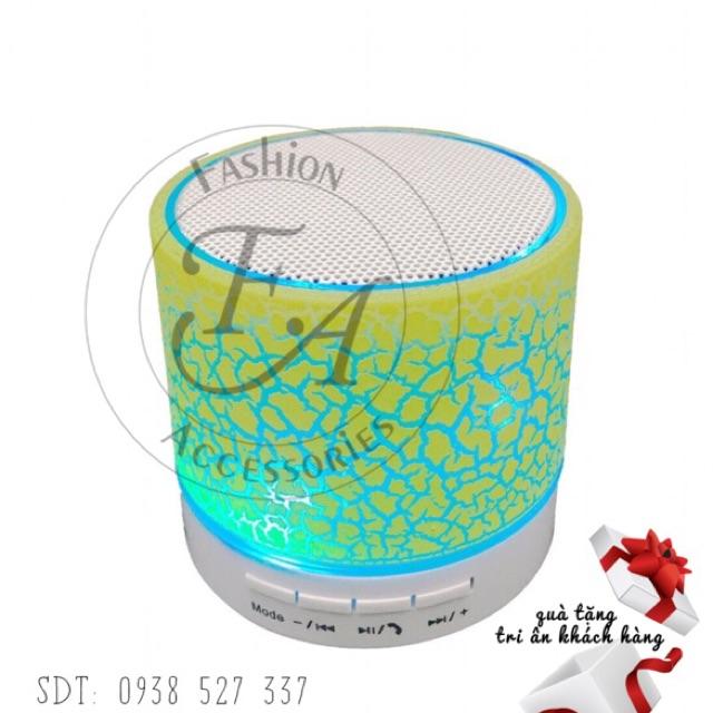 Loa bluetooth mini đen led đổi 7 màu giá rẻ
