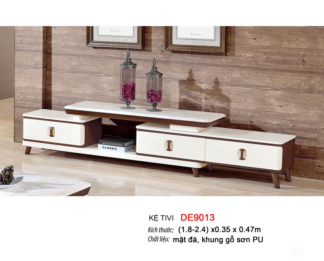 Kệ tivi tủ tivi mặt đá Mina Furniture MN-DE9013-24 (1600-2400)*350*470