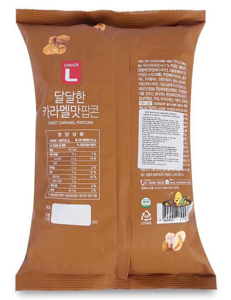 Bắp Rang Vị Caramen Choice L (GS) 150g