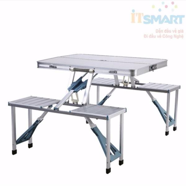 Bộ bàn ăn xếp gọn du lịch It Smart chất liệu nhôm siêu chắc (86x66x68)cm